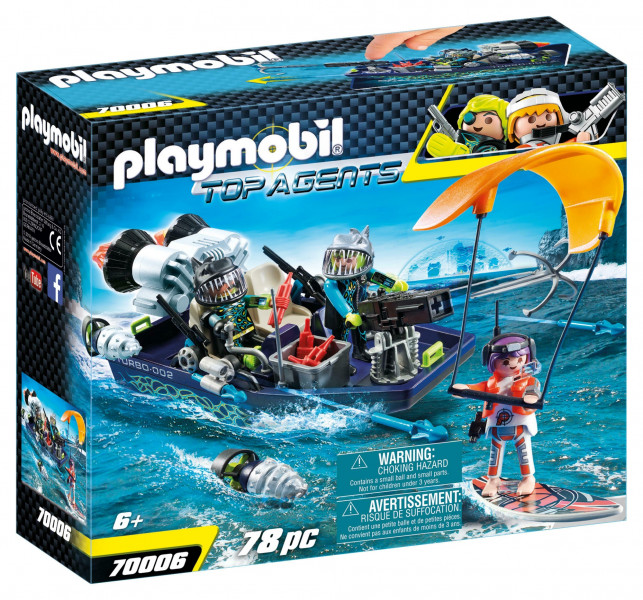 70006 PLAYMOBIL® Top Agents Harpūna, no 6+