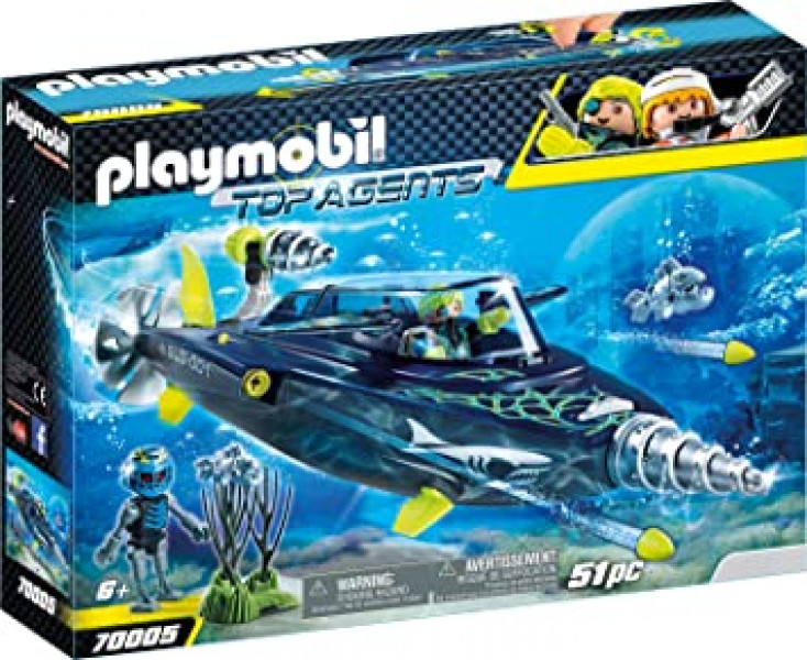 70005 PLAYMOBIL® Top Agents Zemūdens urbis, no 6+