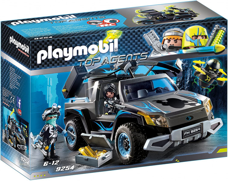 9254 PLAYMOBIL® Top Agents. Dr Drone',s Pickup ,no 6+