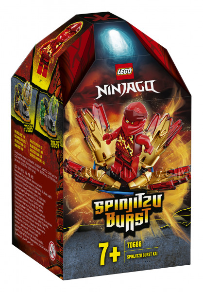 70686 LEGO® Ninjago Шквал Кружитцу — Кай, c 7+ лет NEW 2020!