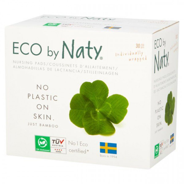 Nature Babycare ECO Вкладыши для бюстгальтера, 30 шт., ECO, EKO - BIO