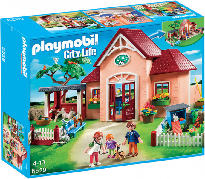 5529 PLAYMOBIL® City Life Veterinārā klīnika, no 4+