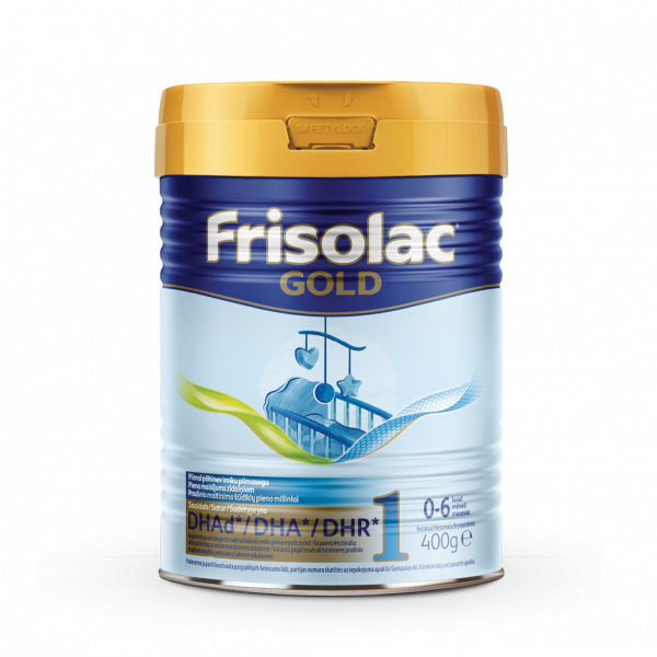 Piena maisījums FRISOLAC Gold 1, no 0 līdz 6 mēn., 400g