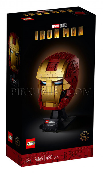 76165 LEGO® Super Heroes Iron Man ķivere, no 18+ gadiem NEW 2020!