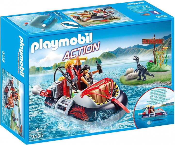 9435 PLAYMOBIL® Citi Action Motorlaiva ar zemūdens motoru, no 4+
