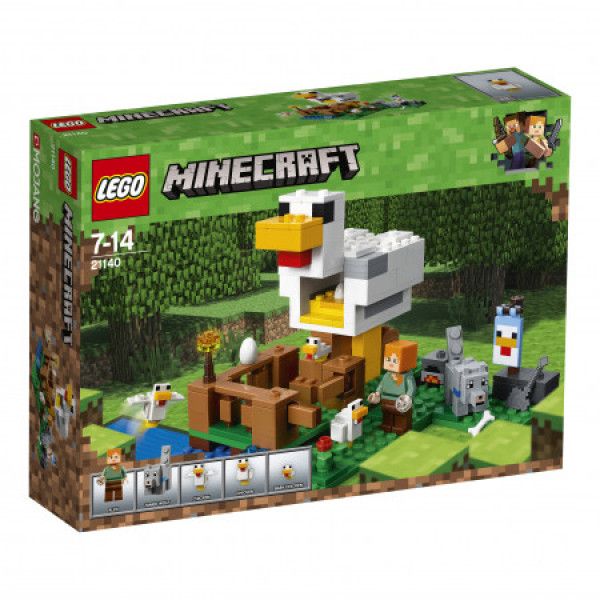 21140 LEGO® Minecraft Курятник, c 7 до 14 лет NEW 2018!