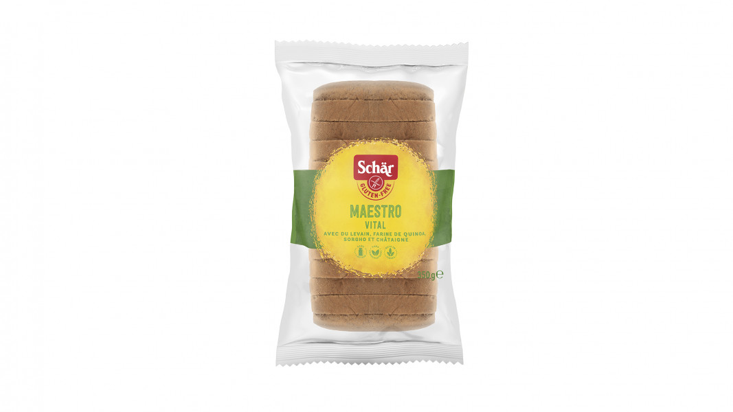 Schar Maestro Vital šķiedrvielām bagāta maize, bez glutēna, 350g