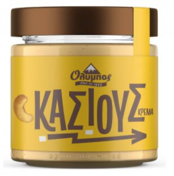 Olympos 100% Indijas riekstu sviests, bez glutēna, 200g