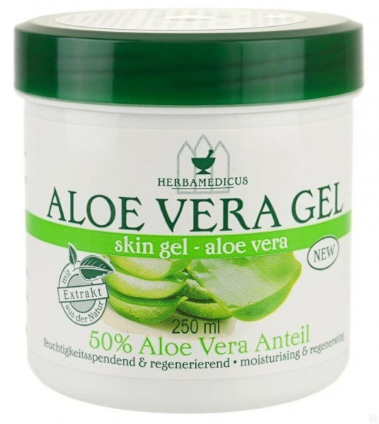 IZPĀRDOŠANA!!! HERBAMEDICUS gēls ar alveju, 50% aloe vera, 250 ml