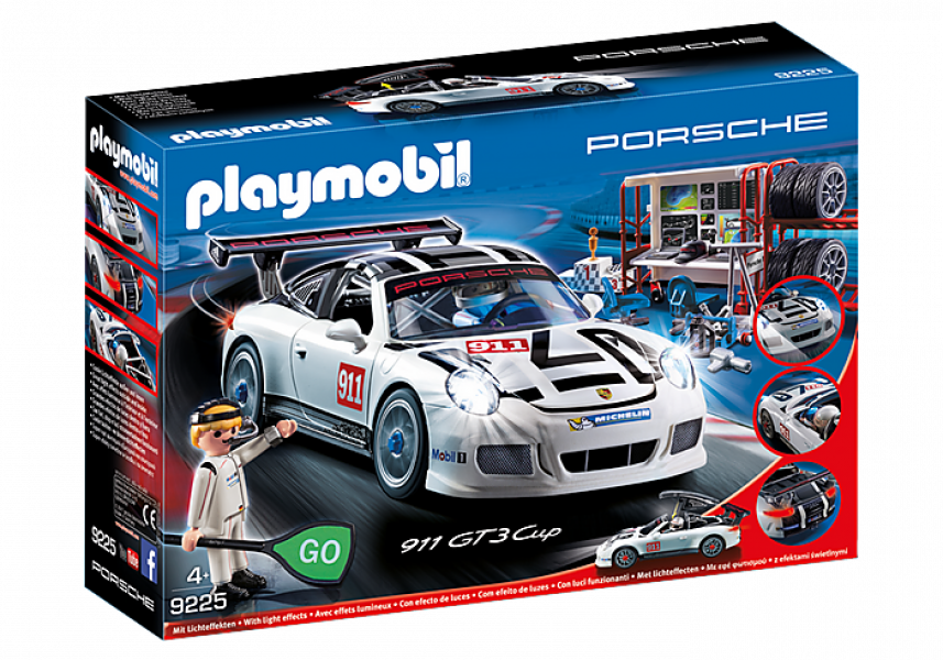 9225 PLAYMOBIL® Porsche 911 GT3 Cup ar gaismu un skaņu, no 4+