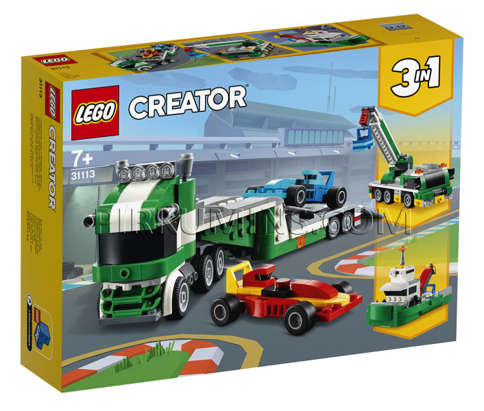 31113 LEGO® Creator Транспортировщик гоночных автомобилей, c 7+ лет NEW 2021!(Maksas piegāde eur 3.99)
