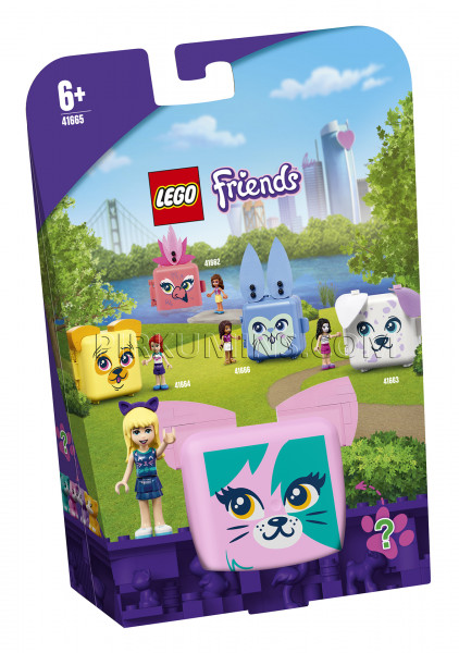 41665 LEGO® Friends Кьюб Стефани с котёнком, c 6+ лет NEW 2021!