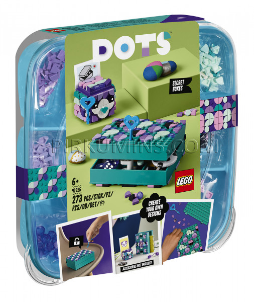 41925 LEGO® DOTS Noslēpumu kārbiņas, no 6+ gadiem NEW 2021!