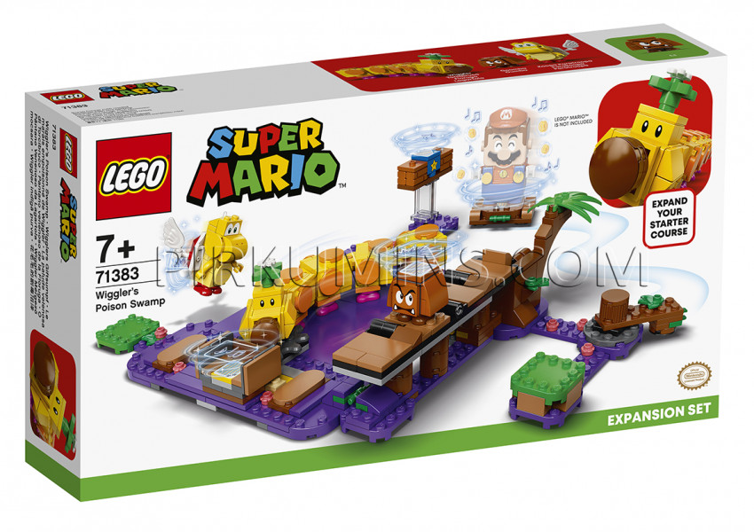 71383 LEGO® Super Mario Wiggler indīgā purva paplašinājuma maršruts, no 7+ gadiem NEW 2021!(Maksas piegāde eur 3.99)