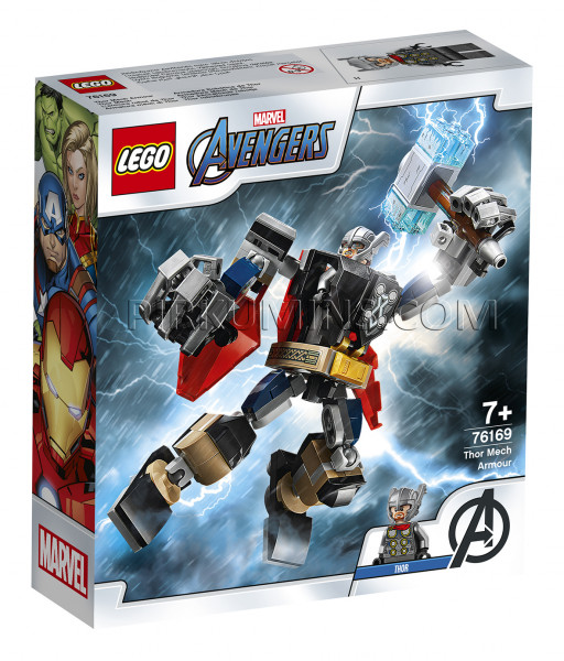 76169 LEGO® Super Heroes Avengers Thor robotbruņas, no 7+ gadiem NEW 2021!