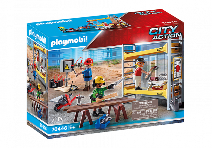 70446 PLAYMOBIL® City Action Celtnieki, no 5+gadiem NEW 2021!