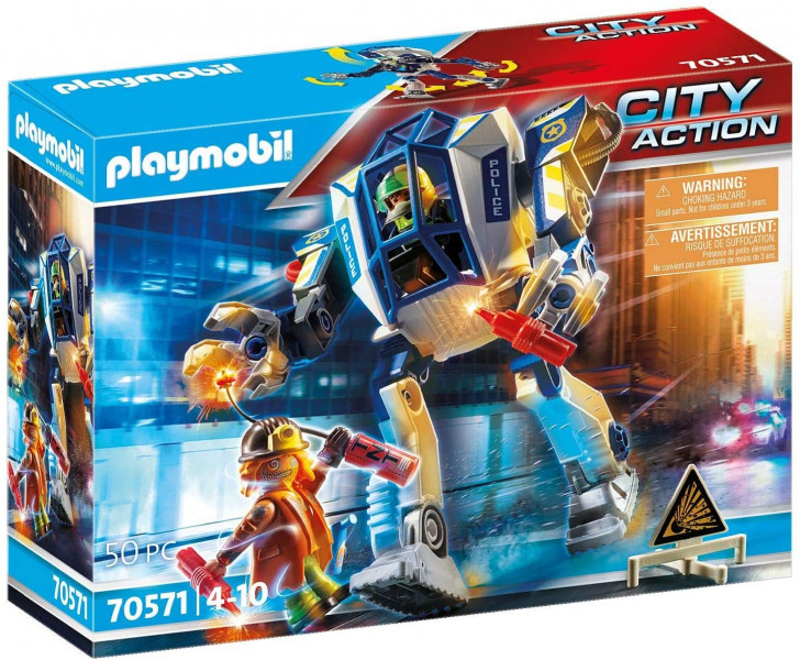 70571 PLAYMOBIL® City Action Policijas specvienības robots, no 4+ gadiem NEW 2021!