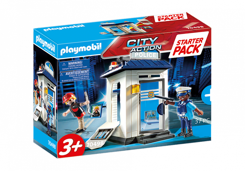 70498 PLAYMOBIL® Starter Pack Policijas postenis, no 3+ gadiem NEW 2021!
