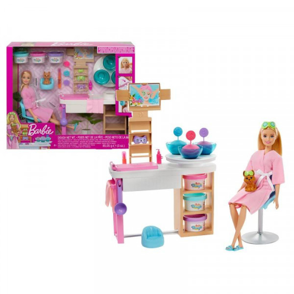 GJR84 Barbie Lelle Bārbija SPA diena ar sejas masku