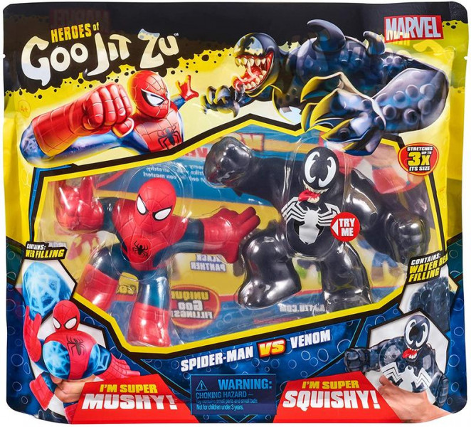 GOO JIT ZU DC Cīņas komplekts Spider man VS Venom