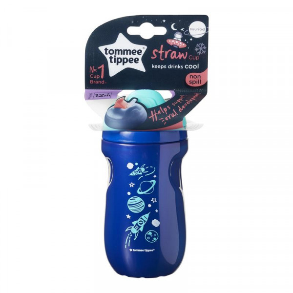 Tommee Tippee Explora Termokrūzīte ar salmiņu no 12 mēn., 260ml, 0256 !