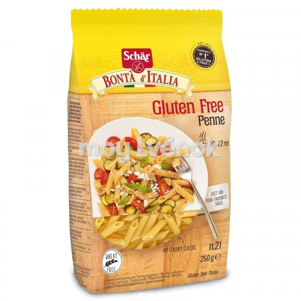 Schar Penne makaroni, bez glutēna, 250g