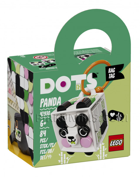 41930 LEGO® DOTS Somas piekariņš-panda, no 6+ gadiem NEW 2021!(Maksas piegāde eur 3.99)