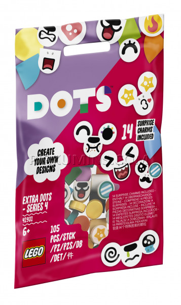 41931 LEGO® DOTS Тайлы DOTS — серия 4, c 6+ лет NEW 2021!