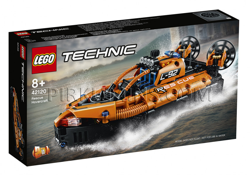 42120 LEGO® Technic Glābšanas transportlīdzeklis uz gaisa spilvena, no 8+ gadiem NEW 2021! (Maksas piegāde eur 3.99)