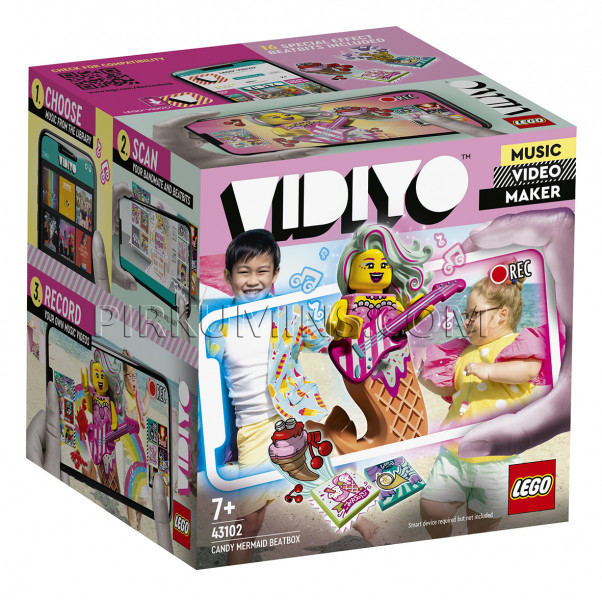 43102 LEGO® Vidiyo Candy Mermaid BeatBox (Битбокс Карамельной Русалки), c 7 лет NEW 2021!
