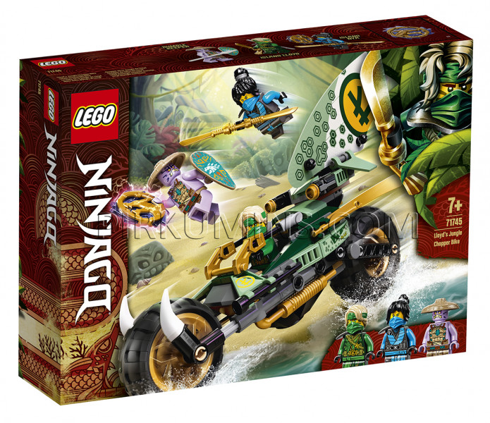 71745 LEGO® Ninjago Мотоцикл Ллойда для джунглей, c 7+ лет (Maksas piegāde eur 3.99)
