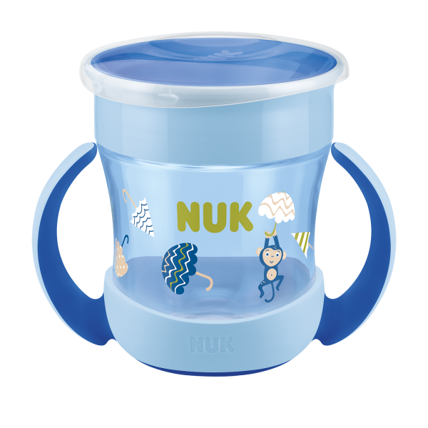 NUK Mācību krūzīte Mini Magic Cup, 160 ml (6 mēn.+) Zils; SK91
