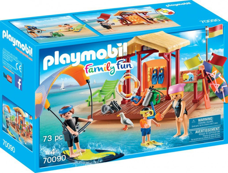 70090 PLAYMOBIL® Family Fun Ūdens sporta apmācības centrs, no 4+