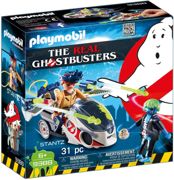 9388 PLAYMOBIL® Ghostbusters Spoku mednieks ar motociklu, no 6+