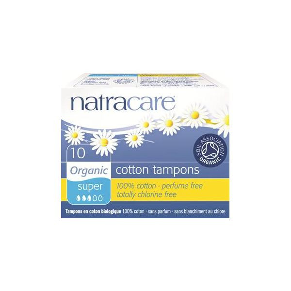 NATRACARE Super tamponi, iepak. 10 gab.