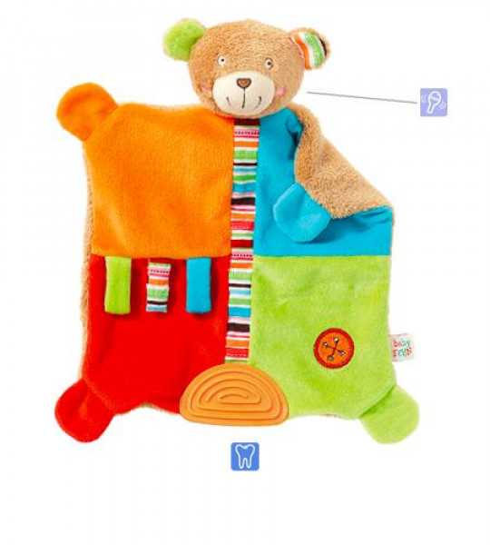 babyFEHN Miega lupatiņa ar zobrauzni - Lācis, zīdaiņiem