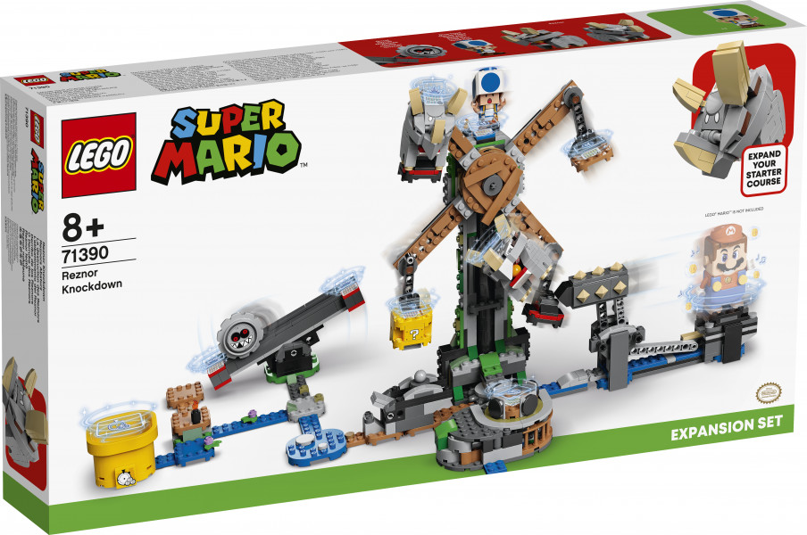 71390 LEGO® Super Mario Reznor nokdauna paplašinājuma maršruts, no 8+ gadiem NEW 2021! (Maksas piegāde eur 3.99)