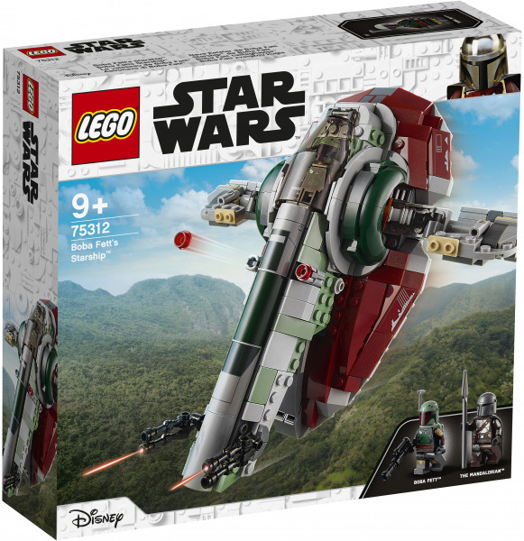 75312 LEGO® Star Wars Boba Fett zvaigžņu kuģis, no 9+ gadiem NEW 2021! (Maksas piegāde eur 3.99)