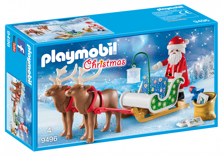 9496 PLAYMOBIL® Christmas Ziemassvētku vecītis ar kamanām, no 4+