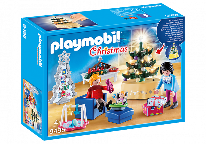 9495 PLAYMOBIL® Christmas Ziemassvētku viesistaba, no 4+ (mazliet iepakojums iebojāts)