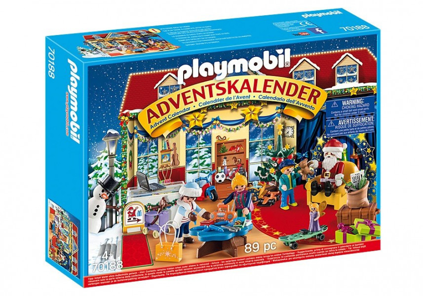 70188 PLAYMOBIL® Adventes Kalendārs - Ziemassvētki rotaļlietu veikalā, no 4+