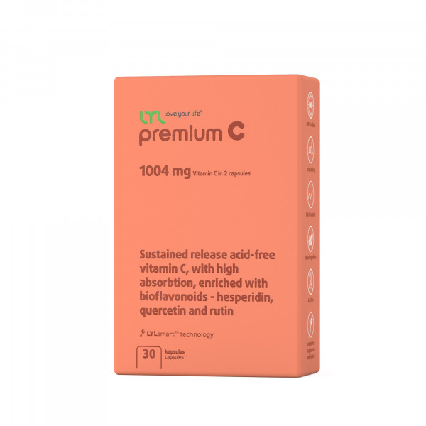 LYL premium C, kapsulas, N30