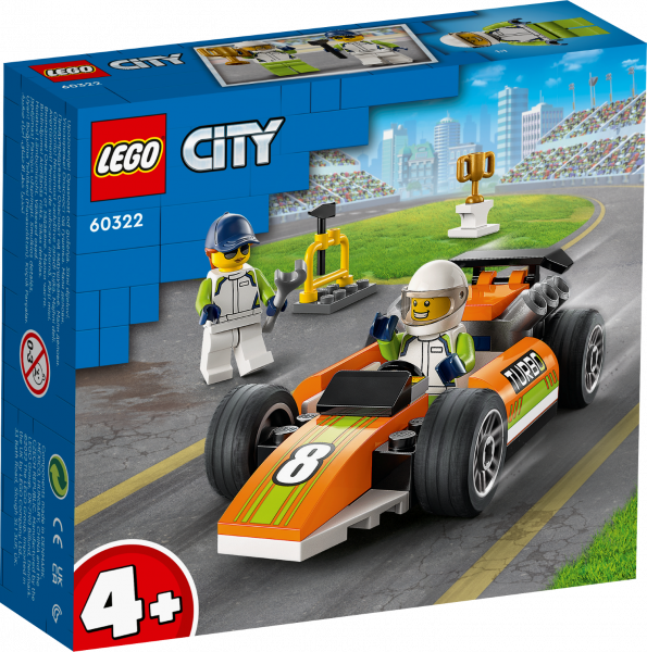 60322 LEGO® City Гоночный автомобиль, c 4+лет, NEW 2022!