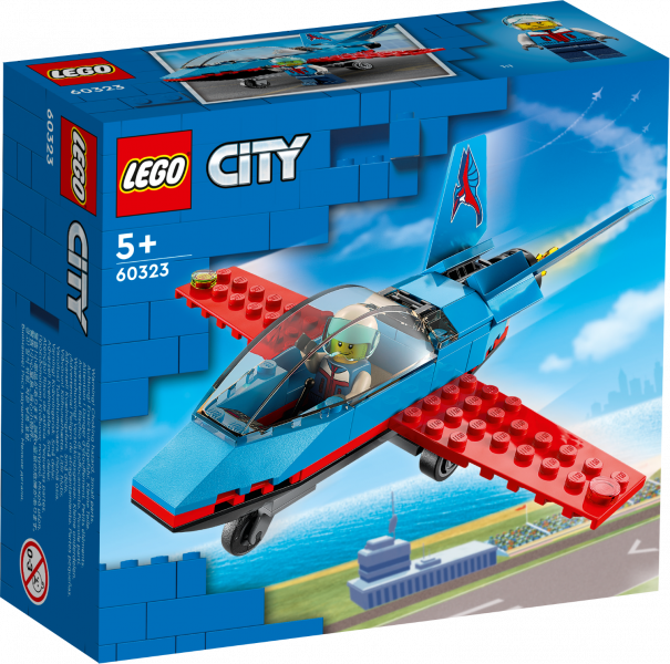 60323 LEGO® City Kaskadieru lidmašīna 5+gadiem, NEW 2022!