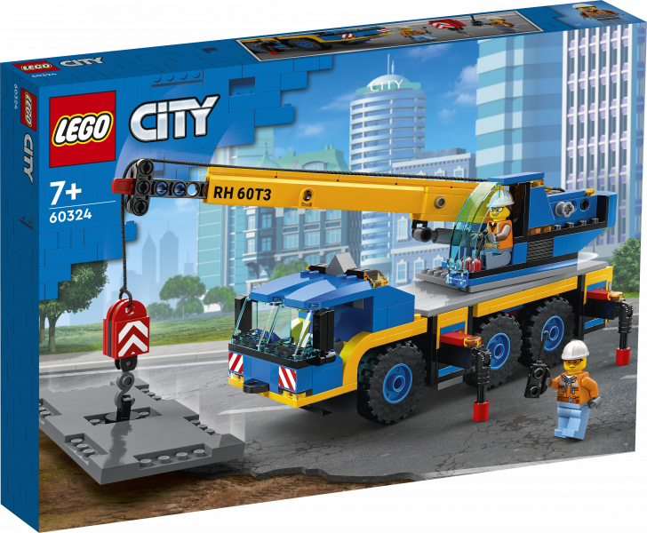 60324 LEGO® Мобильный кран, c 7+ лет, NEW 2022!(Maksas piegāde eur 3.99)