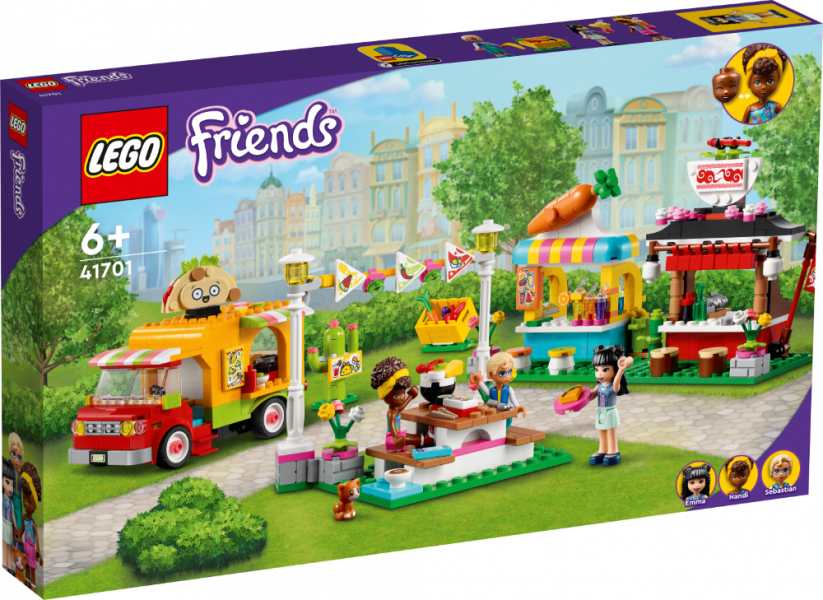 41701 LEGO® Friends Рынок уличной еды, c 6+ лет, NEW 2022!(Maksas piegāde eur 3.99)