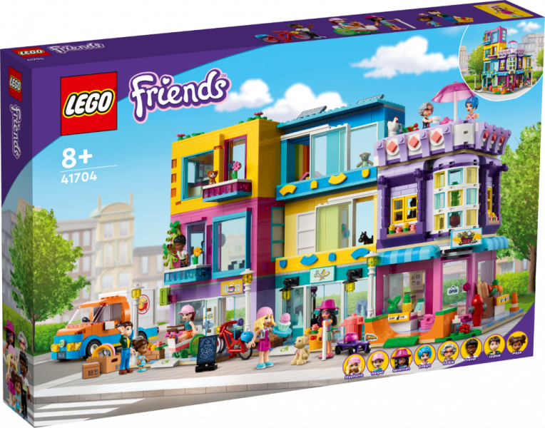 41704 LEGO® friends Ēka centrālajā ielā, 8+ gadiem, NEW 2022! (Maksas piegāde eur 3.99)