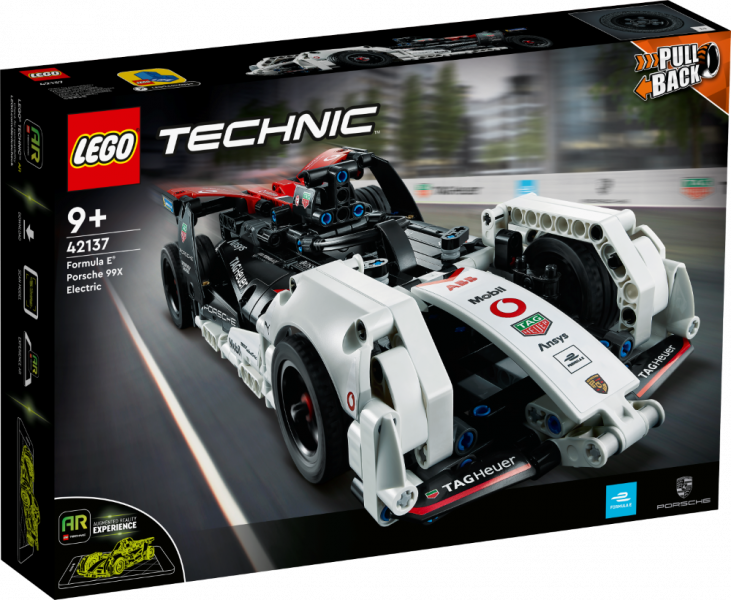 42137 LEGO® Technic Formula E® Porsche 99X Electric, 9+ gadiem, NEW 2022! (Maksas piegāde eur 3.99)