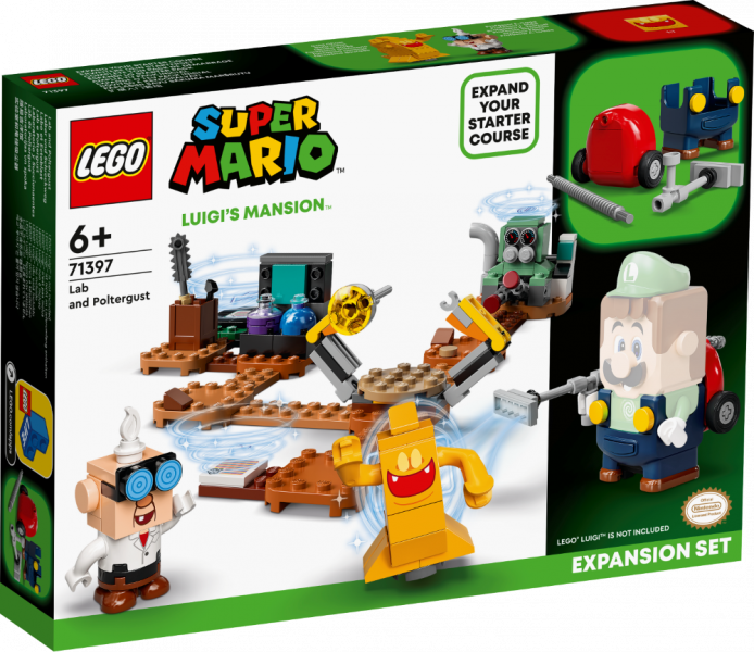 71397 LEGO® Super Mario Luigi’s Mansion™ laboratorijas un spoka paplašinājuma maršruts, 6+gadiem, NEW 2022!(Maksas piegāde eur 3.99)