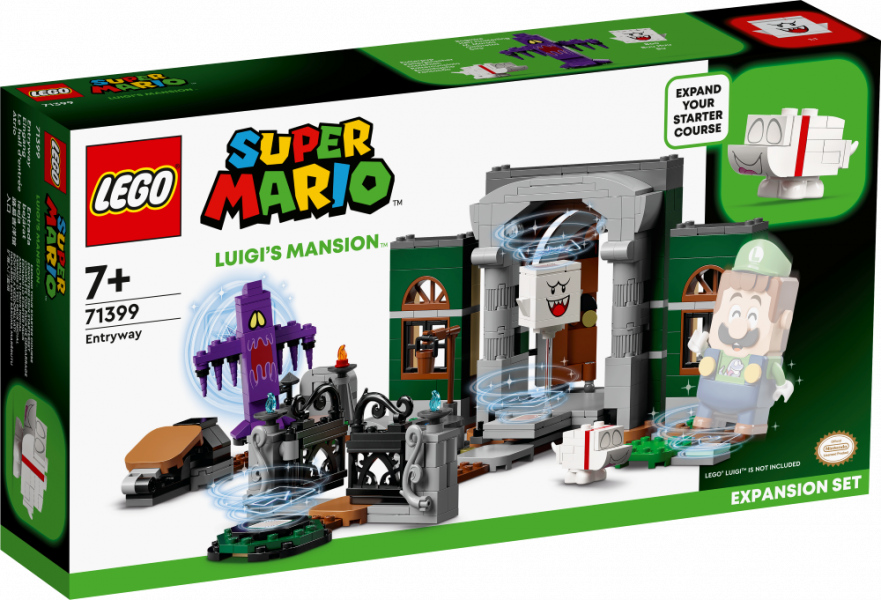 71399 LEGO® Super Mario Luigi’s Mansion™ ieejas paplašinājuma maršruts, 7+ gadiem, NEW 2022! (Maksas piegāde eur 3.99)